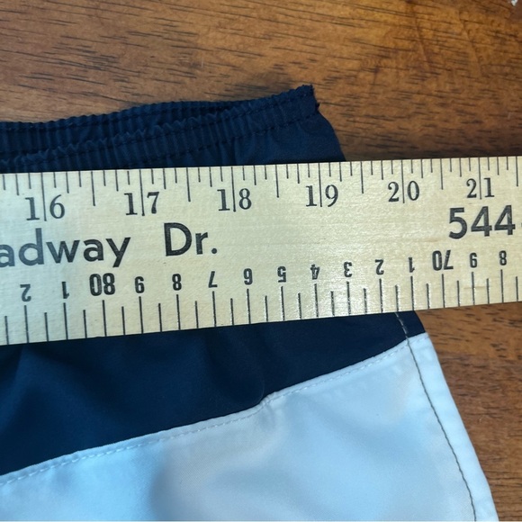 Men’s Speedo gray navy striped swim trunks size XXL - Picture 7 of 9